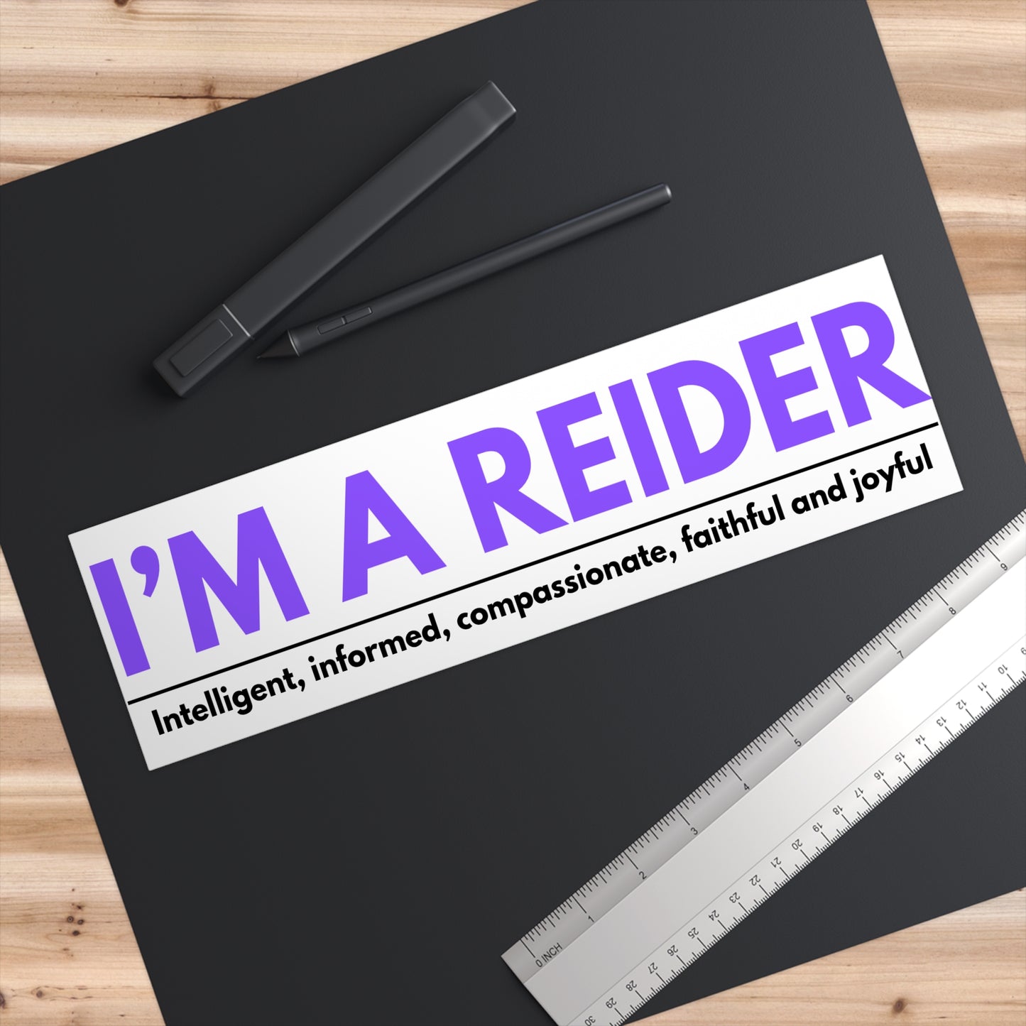 I Am A Reider Bumper Sticker
