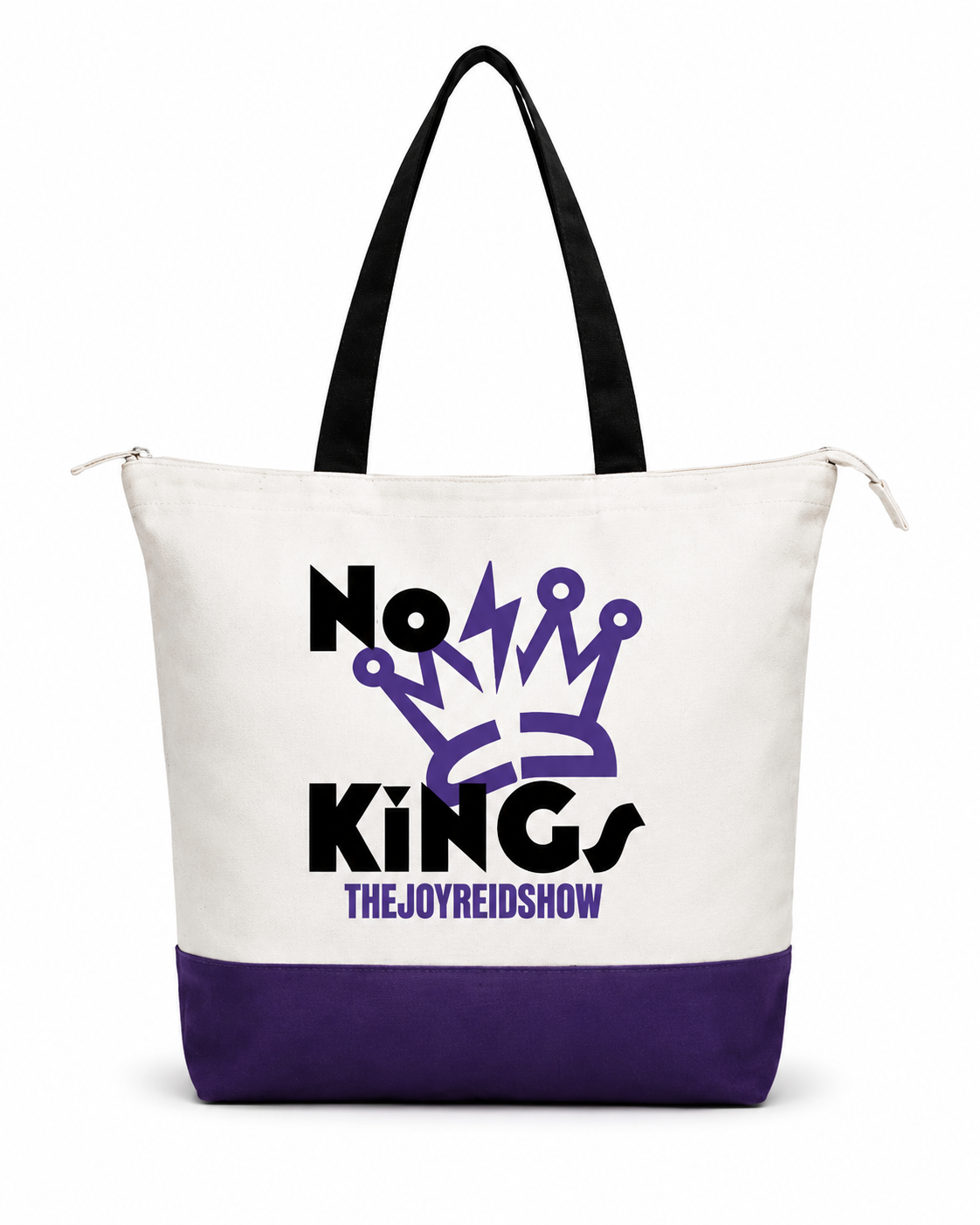 No Kings Premium Canvas Tote Bag