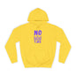 No Kings Purple Crown Unisex College Hoodie