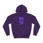 No Kings Purple Crown Unisex College Hoodie