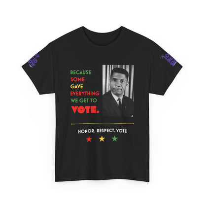 Because Some Gave Everything We Get to Vote Medgar Evers T Shirt