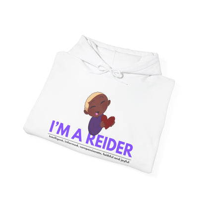 Reider Hoodie — Cute Cartoon Character "I'M A REIDER" Graphic Sweatshirt