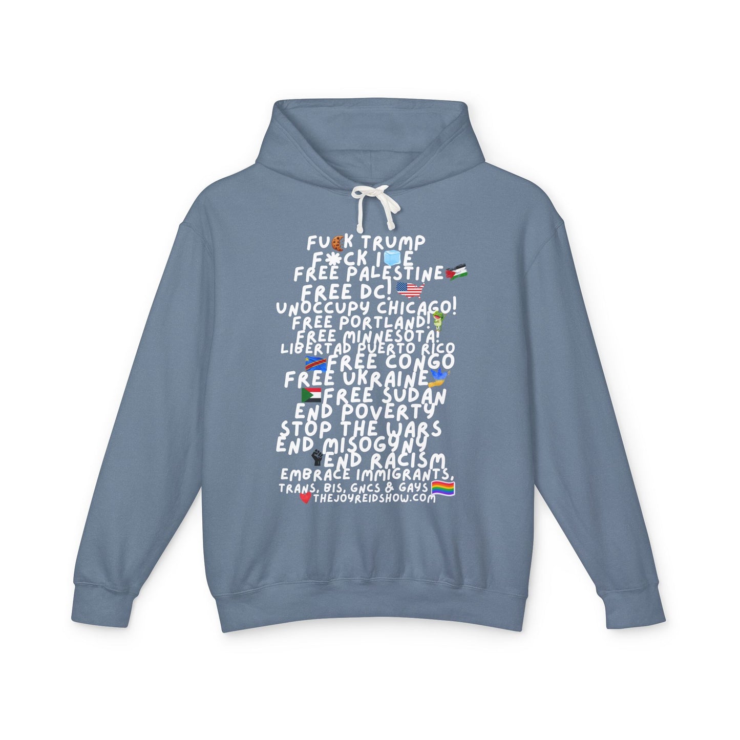 The Joy Reid Show 'Unoccupy' Unisex Protest Hoodie — Political Causes Graphic Pullover
