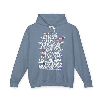 The Joy Reid Show 'Unoccupy' Unisex Protest Hoodie — Political Causes Graphic Pullover