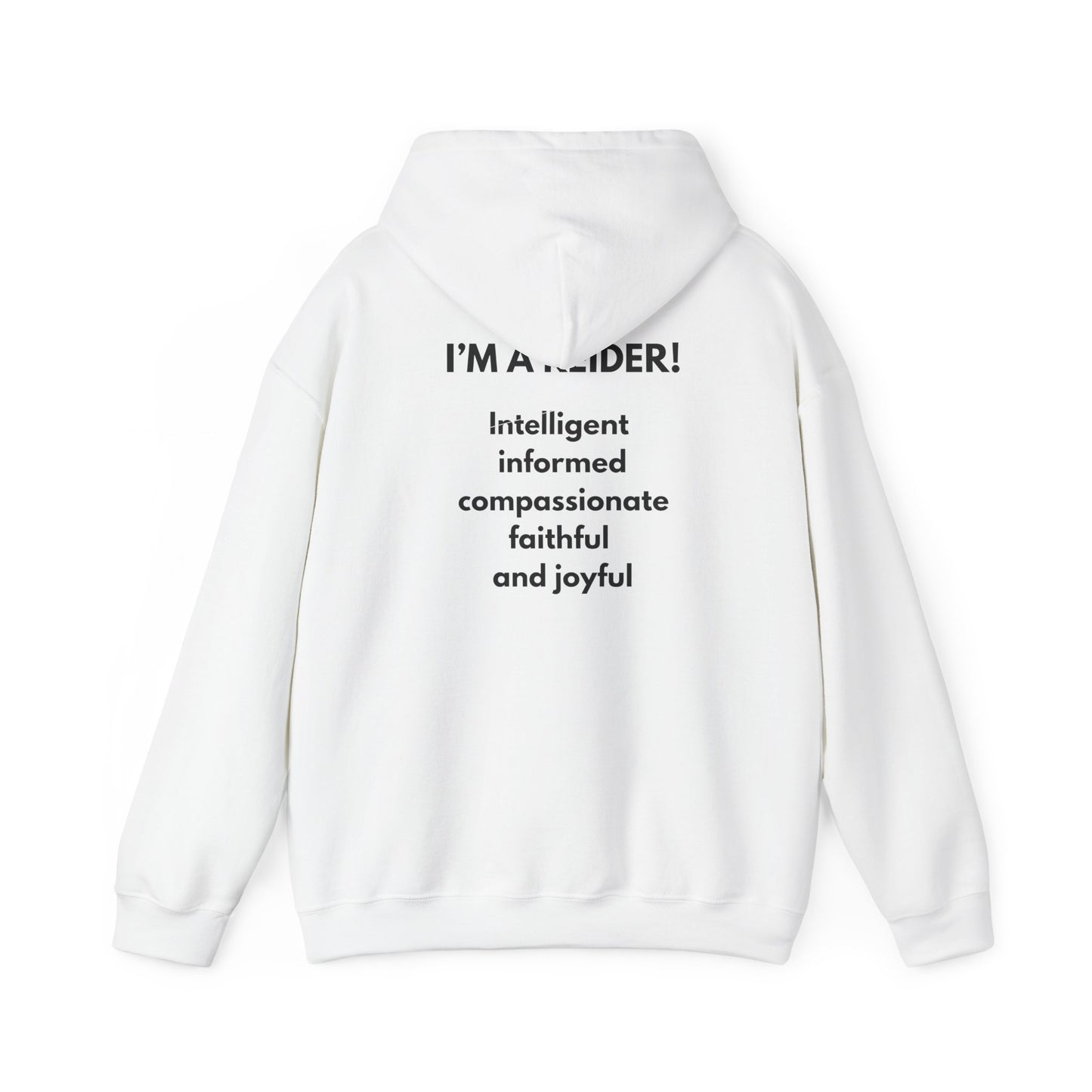 Reider Hoodie — Cute Cartoon Character "I'M A REIDER" Graphic Sweatshirt