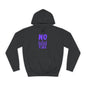 No Kings Purple Crown Unisex College Hoodie