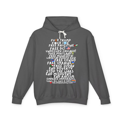 The Joy Reid Show 'Unoccupy' Unisex Protest Hoodie — Political Causes Graphic Pullover