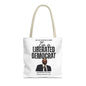 Liberated Democrat Tote Bag - Joy Reid Show AOP, Political Tote, Funny Gift, Statement Bag, Eco-Friendly, Everyday Use