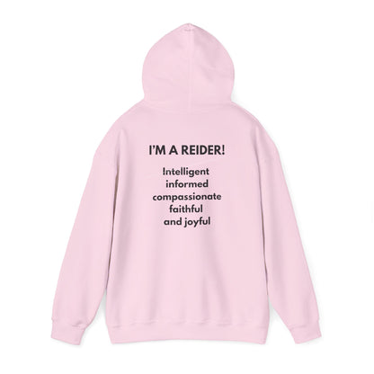 Reider Hoodie — Cute Cartoon Character "I'M A REIDER" Graphic Sweatshirt