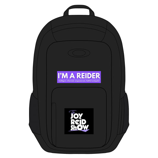 Enduro Backpack with Joy Reid Show and Reider Motivational Stickers