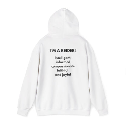 Reider Hoodie — Cute Cartoon Character "I'M A REIDER" Graphic Sweatshirt