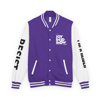 The Joy Reid Show Letterman Jacket -- FDT Unisex Graphic Varsity Jacket