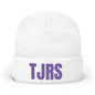 TJRS Embroidered Knit Beanie — Custom Glitter Initials (TJRS)
