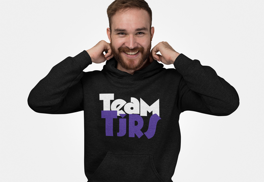 Team TJRS Unisex Hoodie, LGBTQiA Edition. Cozy, Casual Fleece Sweatshirt With A Touch of Pride