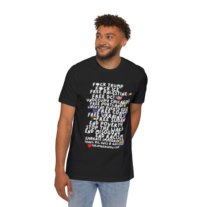 USA-Made Unisex Graphic T-Shirt: Empower Change, Social Justice, Activism, Protest Wear, Comfortable Cotton Tee