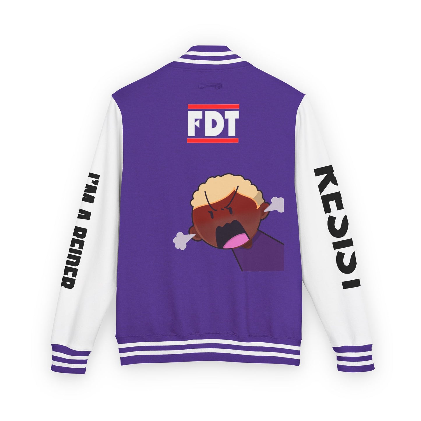 The Joy Reid Show Letterman Jacket -- FDT Unisex Graphic Varsity Jacket