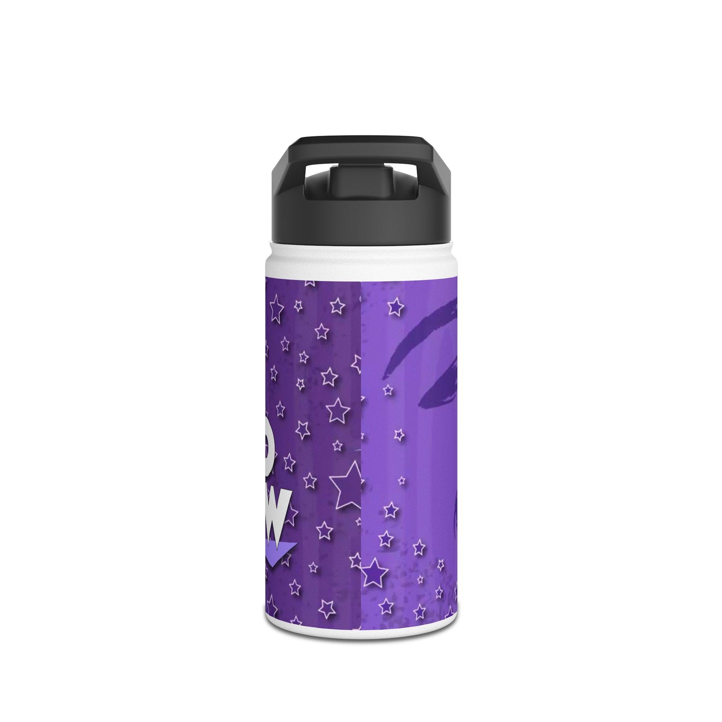 Purple Starry Stainless Steel Water Bottle