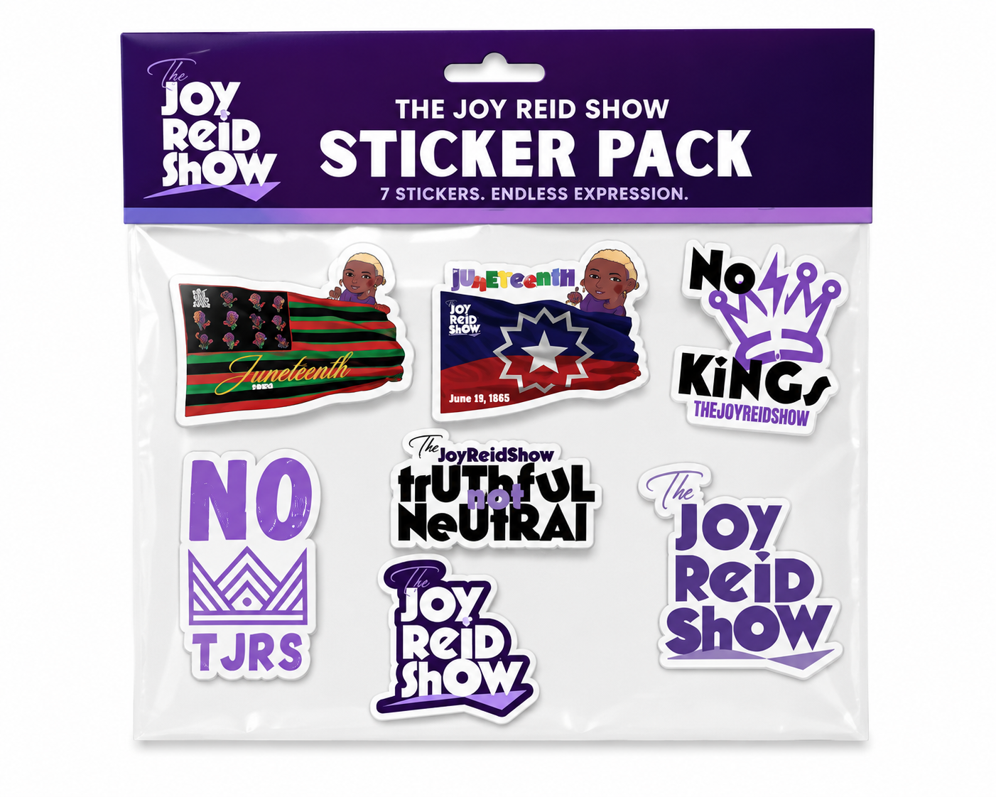 The Joy Reid Show Sticker Pack – Joy's House Merch Shop