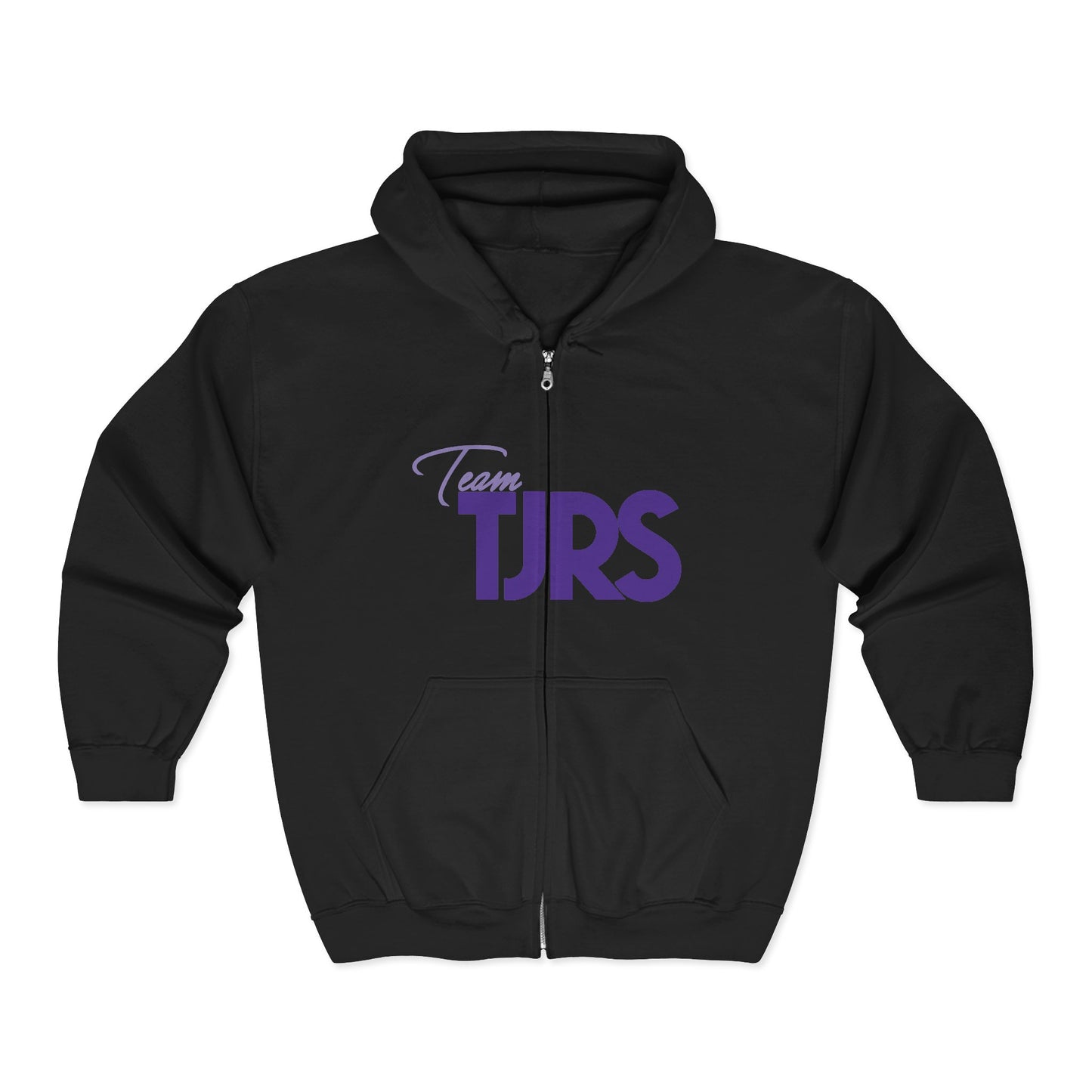 Team TJRS Unisex Heavy Blend™ Full Zip Hooded Sweatshirt With Character On Back