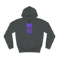 No Kings Purple Crown Unisex College Hoodie