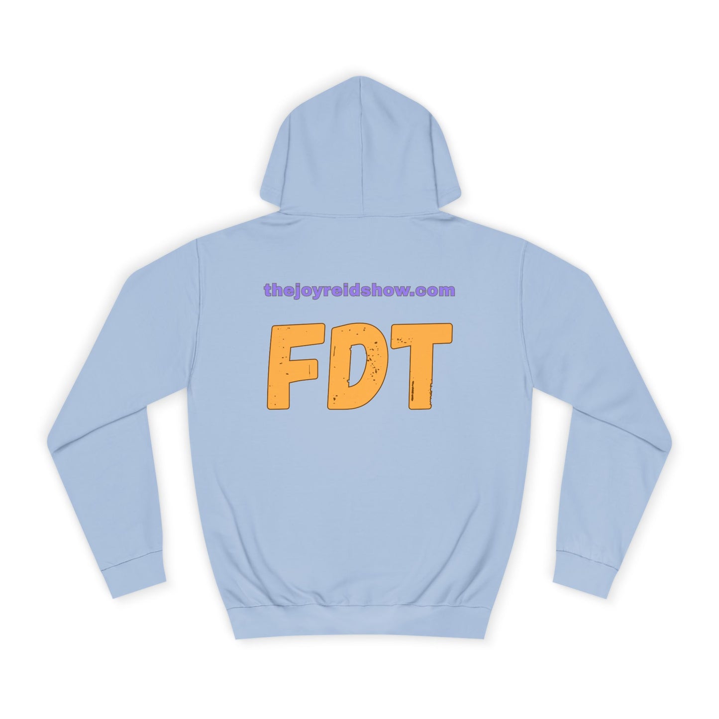 No Kings Purple Crown Unisex College Hoodie