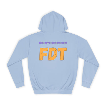 No Kings Purple Crown Unisex College Hoodie