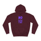 No Kings Purple Crown Unisex College Hoodie