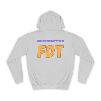 No Kings Purple Crown Unisex College Hoodie