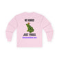 "No Kings, Juat Frogs" Unisex Ultra Cotton Long Sleeve Tee