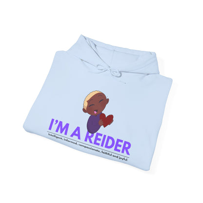 Reider Hoodie — Cute Cartoon Character "I'M A REIDER" Graphic Sweatshirt