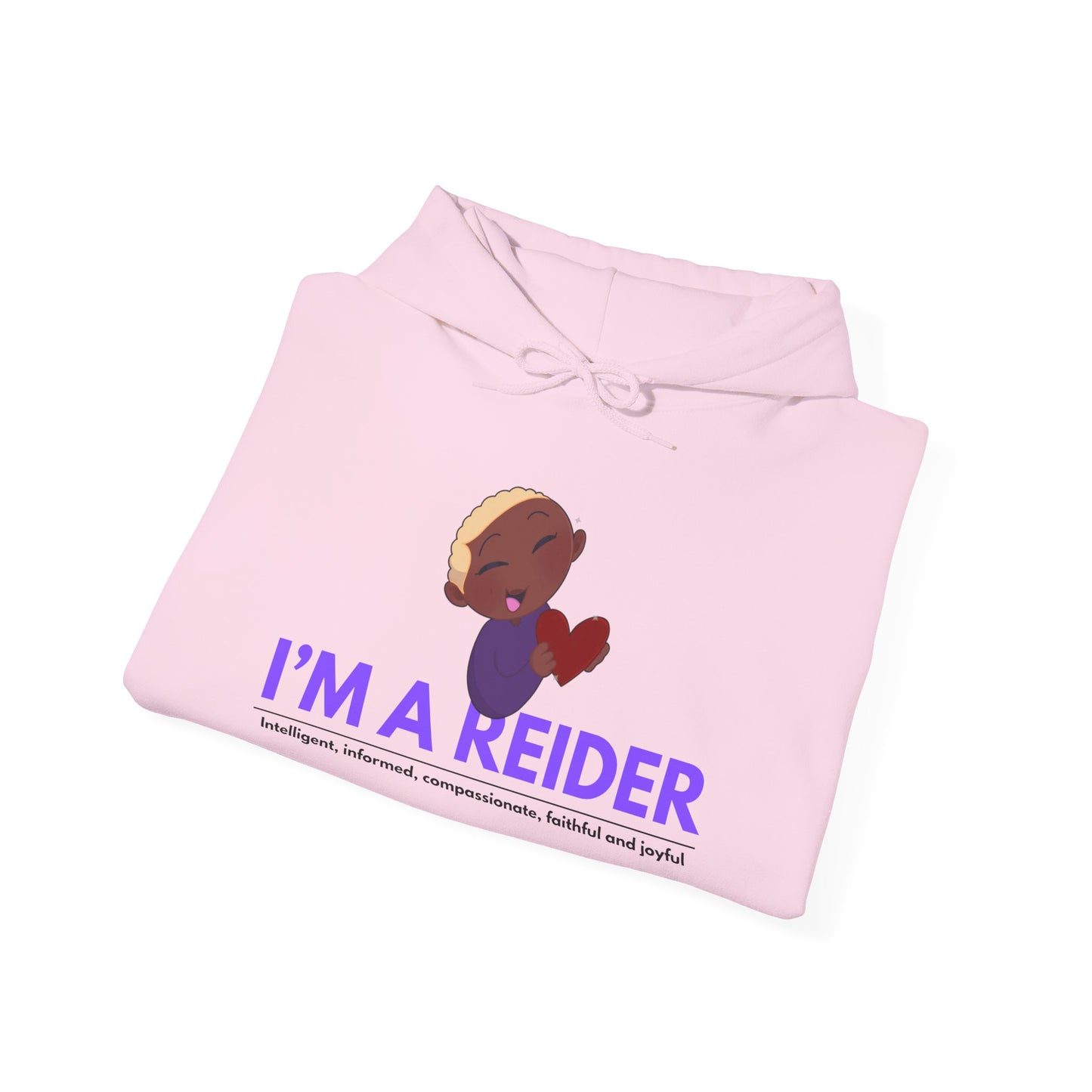 Reider Hoodie — Cute Cartoon Character "I'M A REIDER" Graphic Sweatshirt