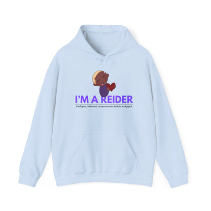 Reider Hoodie — Cute Cartoon Character "I'M A REIDER" Graphic Sweatshirt