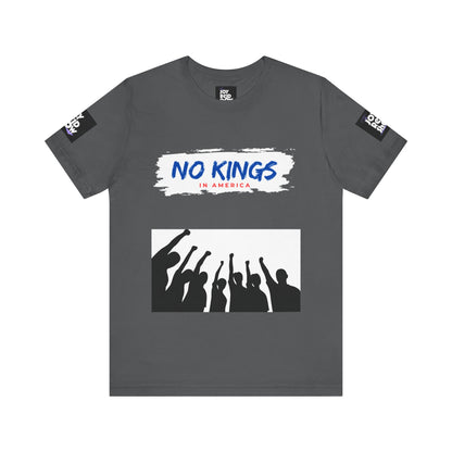 No Kings Tee. Social justice graphic tee in multiple colors.