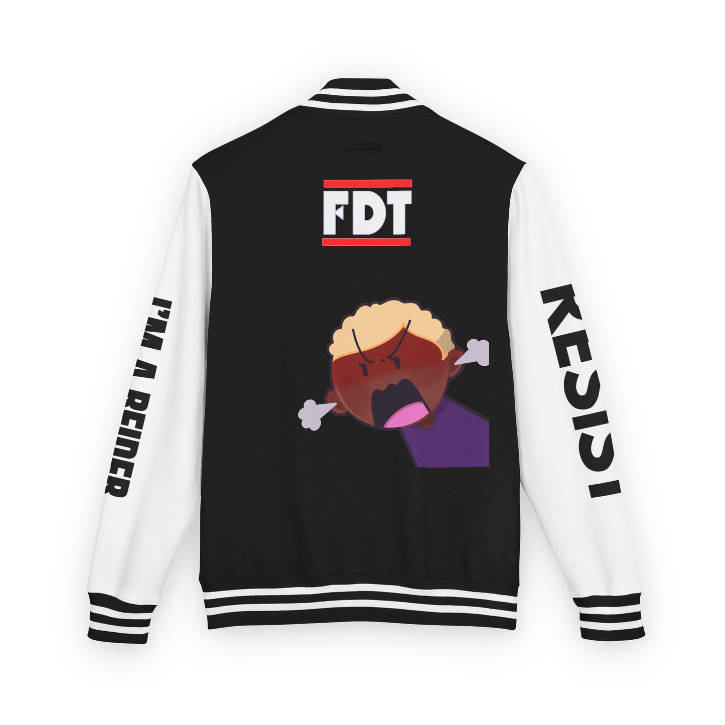 The Joy Reid Show Letterman Jacket -- FDT Unisex Graphic Varsity Jacket