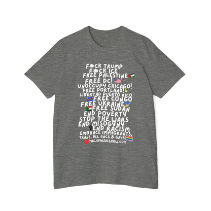 USA-Made Unisex Graphic T-Shirt: Empower Change, Social Justice, Activism, Protest Wear, Comfortable Cotton Tee