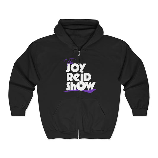 Joy Reid Show Zip Hoodie – 'Resist' Political Message Full-Zip Sweatshirt
