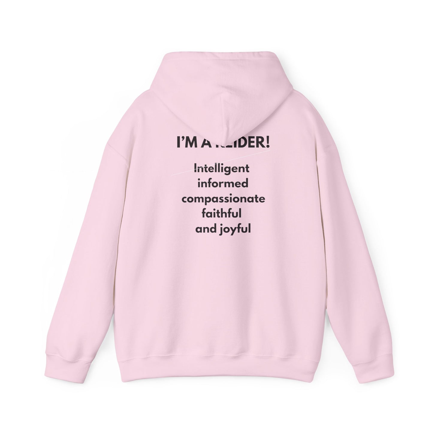 Reider Hoodie — Cute Cartoon Character "I'M A REIDER" Graphic Sweatshirt