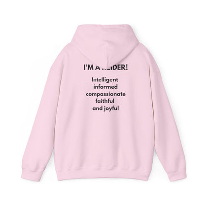 Reider Hoodie — Cute Cartoon Character "I'M A REIDER" Graphic Sweatshirt
