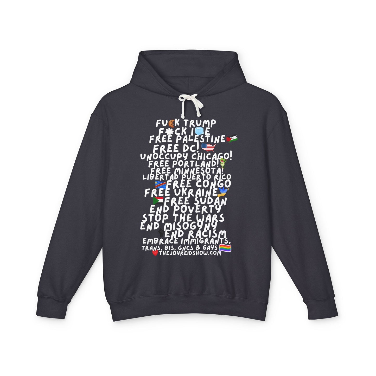 The Joy Reid Show 'Unoccupy' Unisex Protest Hoodie — Political Causes Graphic Pullover