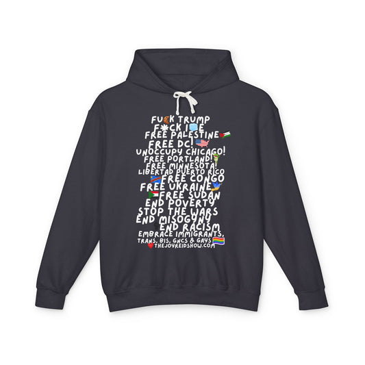 The Joy Reid Show 'Unoccupy' Unisex Protest Hoodie — Political Causes Graphic Pullover