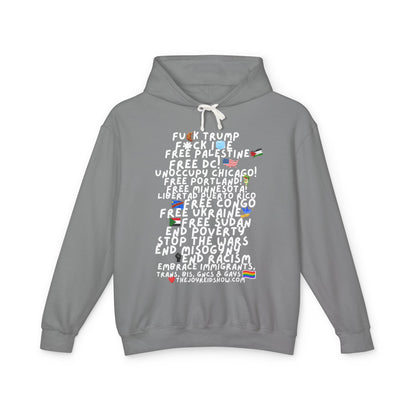 The Joy Reid Show 'Unoccupy' Unisex Protest Hoodie — Political Causes Graphic Pullover