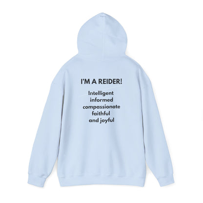 Reider Hoodie — Cute Cartoon Character "I'M A REIDER" Graphic Sweatshirt