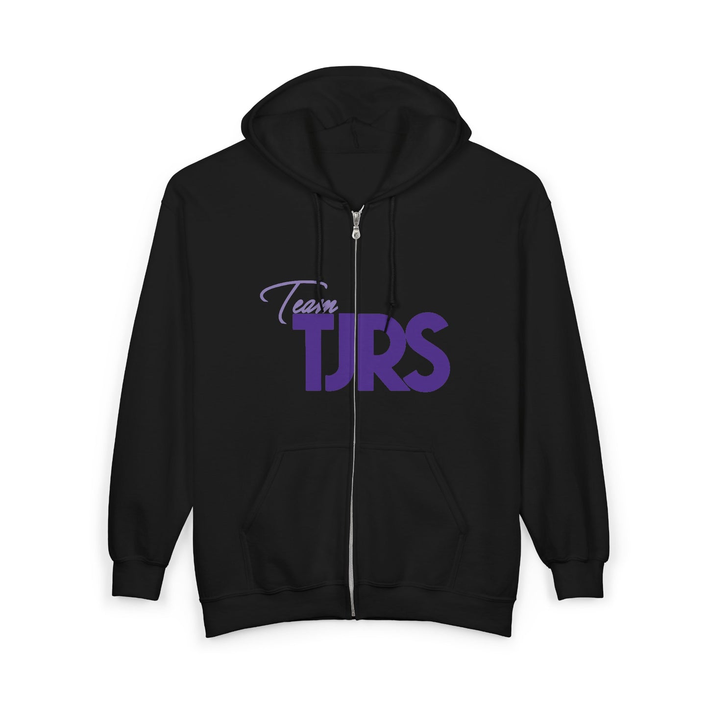 Team TJRS Unisex Heavy Blend™ Full Zip Hooded Sweatshirt With Character On Back