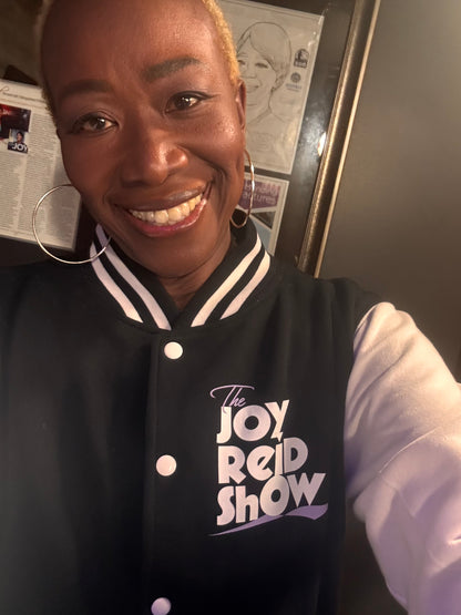 The Joy Reid Show Letterman Jacket -- FDT Unisex Graphic Varsity Jacket