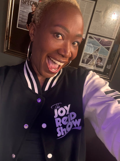 The Joy Reid Show Letterman Jacket -- FDT Unisex Graphic Varsity Jacket