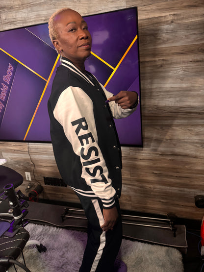 The Joy Reid Show Letterman Jacket -- FDT Unisex Graphic Varsity Jacket